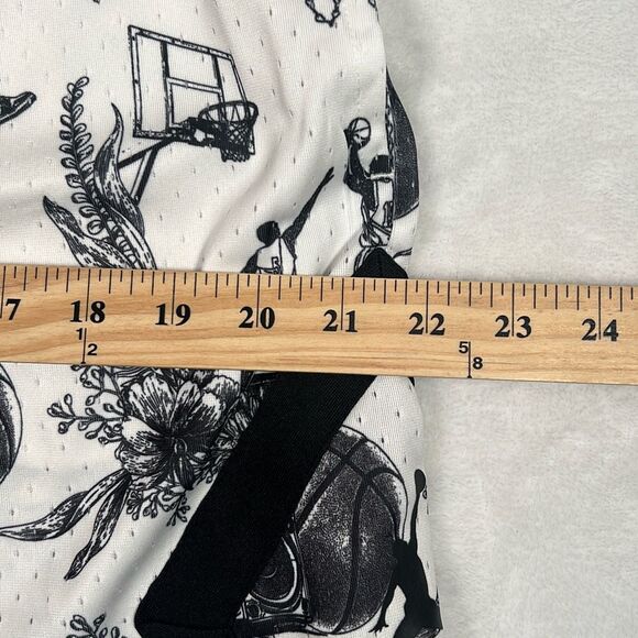 Jordan Dri-FIT Sport AOP Diamond Shorts Mesh basketball shorts Men Large NWT - Picture 4 of 8